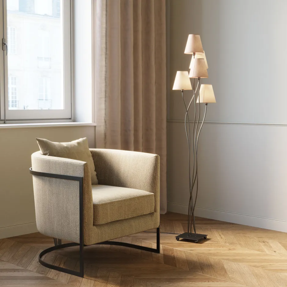 Lampa Podłogowa Flexible Berry Cinque 40x163 Cm Fioletowo-różowa*KARE Design Discount