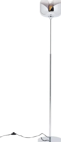 Lampa Podłogowa Goblet 25x160 Cm Srebrna*KARE Design
