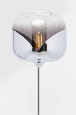 Lampa Podłogowa Goblet 25x160 Cm Srebrna*KARE Design