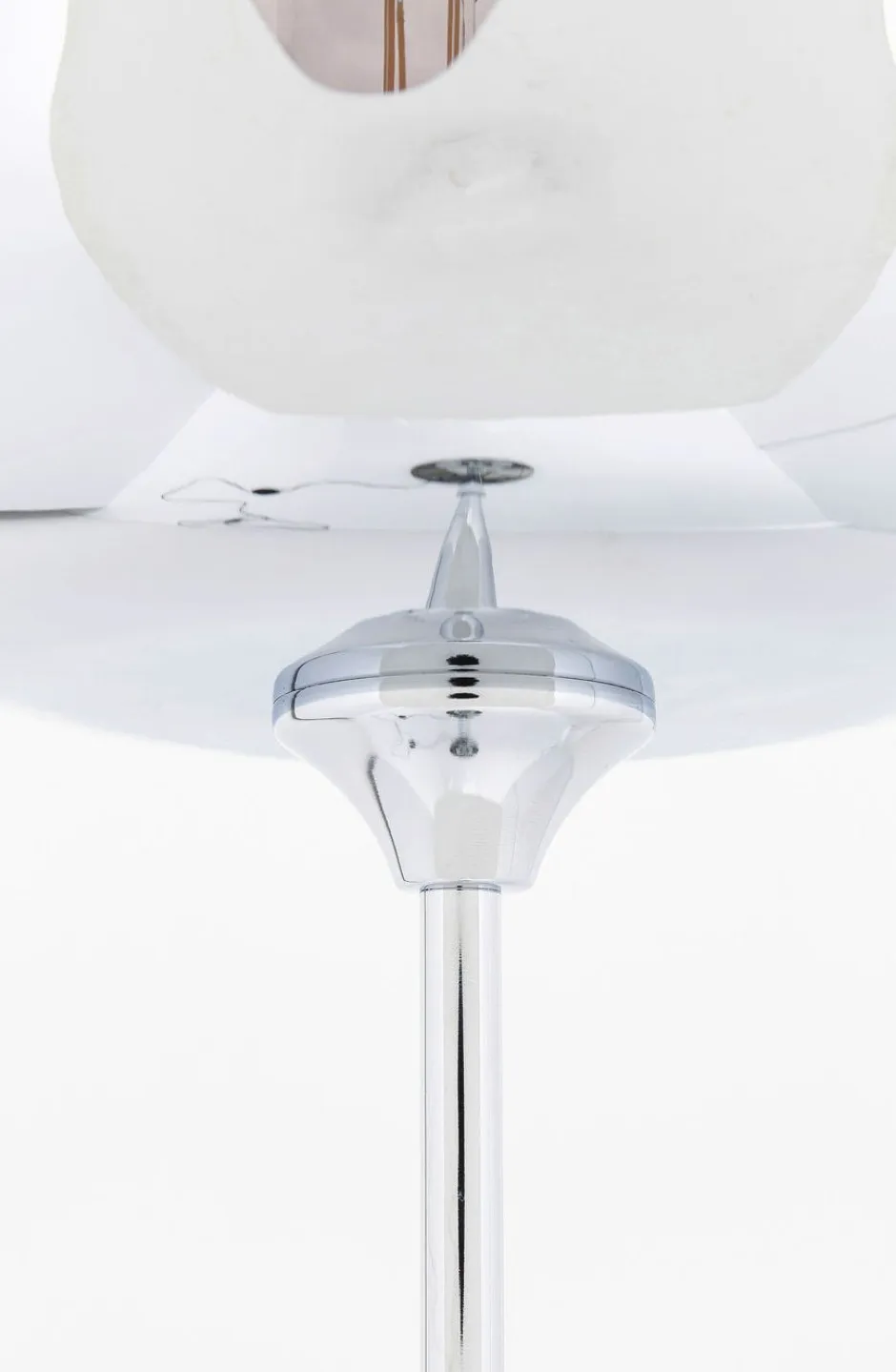 Lampa Podłogowa Goblet 25x160 Cm Srebrna*KARE Design