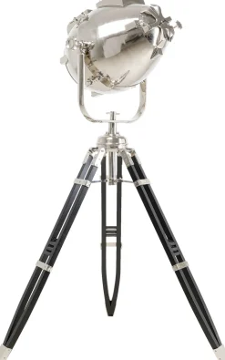Lampa Podłogowa Movie 230 Cm Trójnóg Drewno Mango I Aluminium*KARE Design Outlet