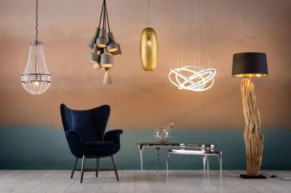Lampa Podłogowa Nature Straight 52x171 Cm Czarno-drewniana*KARE Design Outlet