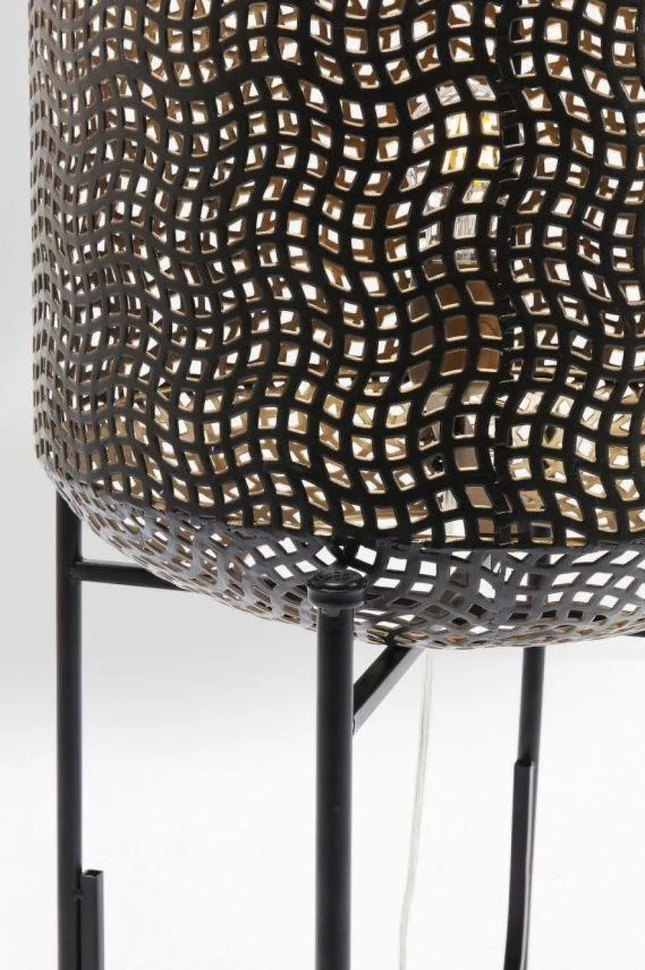 Lampa Podłogowa Oasis ∅38x92 Cm Brązowo-czarna*KARE Design Outlet