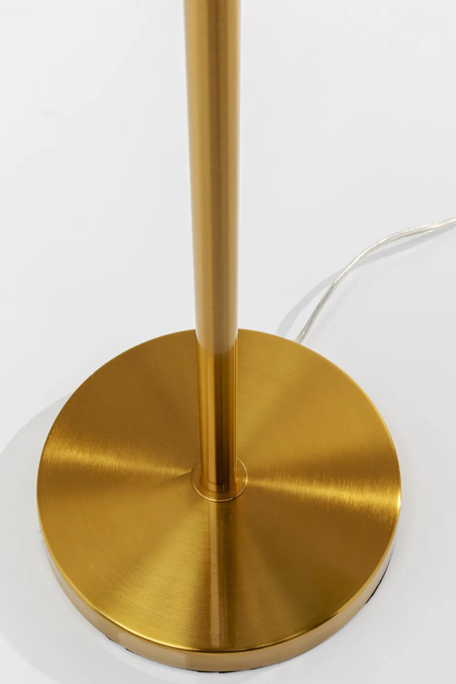 Lampa Podłogowa Palma Zielona Strusie Pióra 165 Cm Podstawa Złota*KARE Design Online