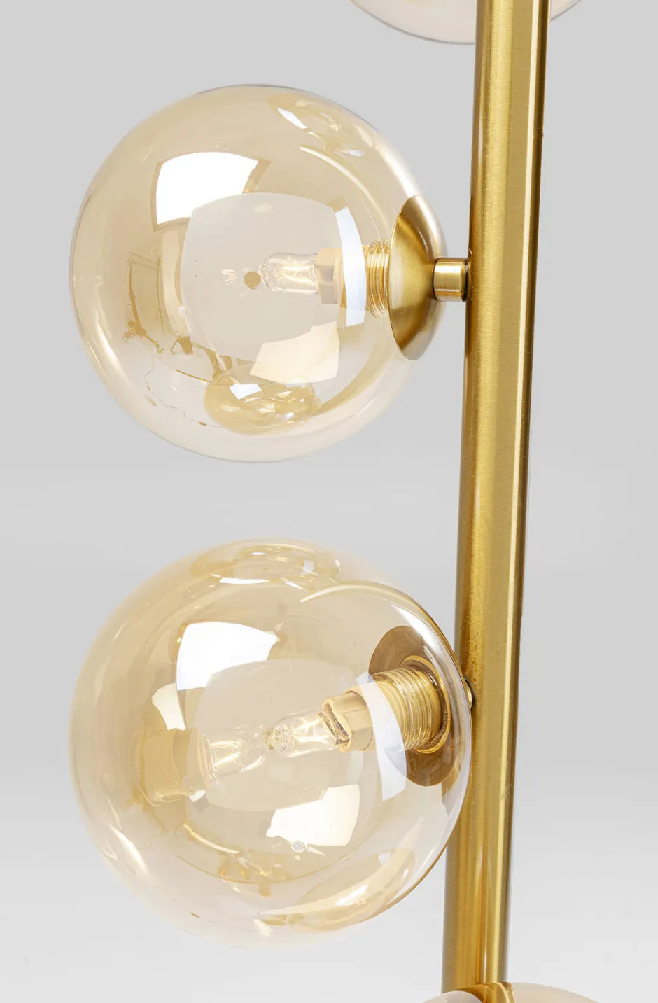 Lampa Podłogowa Scal Balls 28x160 Cm Mosiężna*KARE Design Best