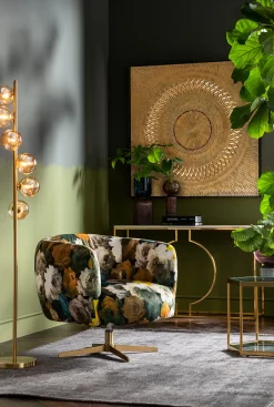 Lampa Podłogowa Scal Balls 28x160 Cm Mosiężna*KARE Design Best