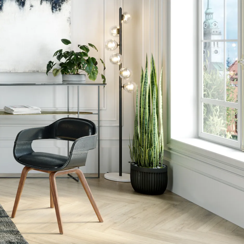 Lampa Podłogowa Scal Balls 28x160 Cm Czarna*KARE Design