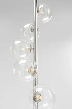 Lampa Podłogowa Scal Balls 28x160 Cm Srebrna*KARE Design Discount