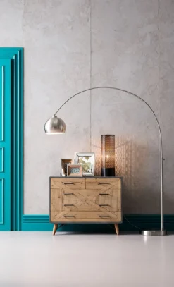 Lampa Podłogowa Small Deal Srebrna*KARE Design Clearance