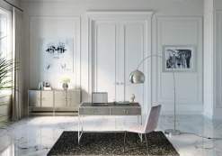 Lampa Podłogowa Small Deal Srebrna*KARE Design Clearance