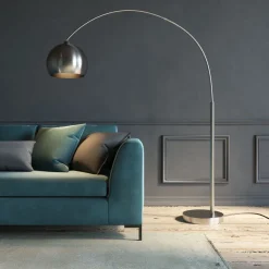 Lampa Podłogowa Small Deal Srebrna*KARE Design Clearance