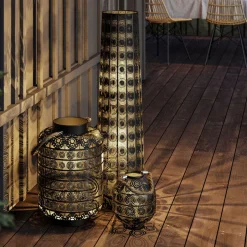 Lampa Podłogowa Sultan Cone Ø31x120 Cm Czarna*KARE Design Online