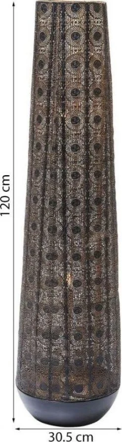 Lampa Podłogowa Sultan Cone Ø31x120 Cm Czarna*KARE Design Online