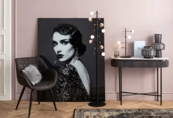 Lampa Podłogowa Trapez 30x160 Cm Czarna*KARE Design Best