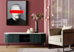 Lampa Podłogowa Trapez 30x160 Cm Czarna*KARE Design Best