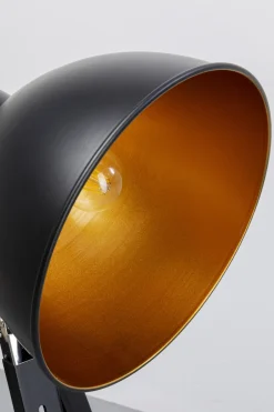 Lampa Podłogowa Trójnóg Z Regulacją Wysokości Czarna Drewno I Stal 95-140 Cm*KARE Design Best