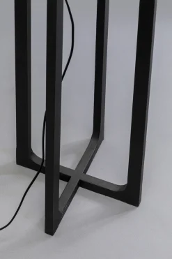 Lampa Podłogowa Z Abażurem Czarna Stal 160 Cm*KARE Design Sale