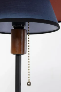 Lampa Podłogowa Z Kolorowym Kloszem Podstawa Czarna Ø45x160 Cm*KARE Design Discount