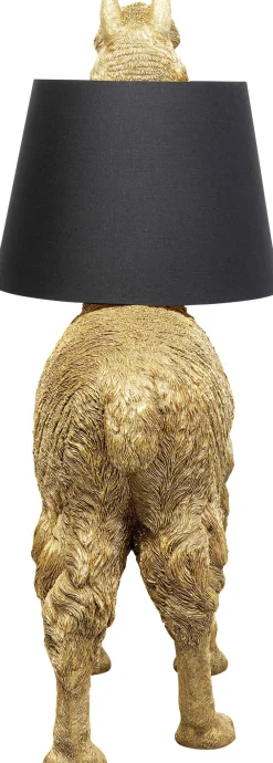 Lampa Podłogowa Złota Alpaka Z Czarnym Abażurem 81x108 Cm*KARE Design Online