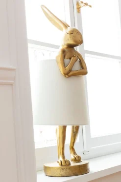 Lampa Stołowa Animal Rabbit 23x68 Cm Złota*KARE Design Discount