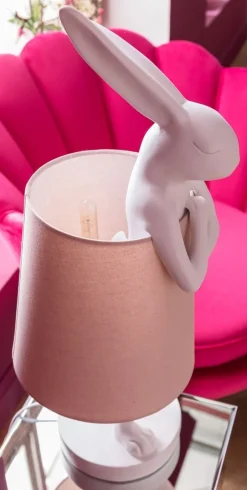 Lampa Stołowa Animal Rabbit 27x68 Cm Biała*KARE Design Best