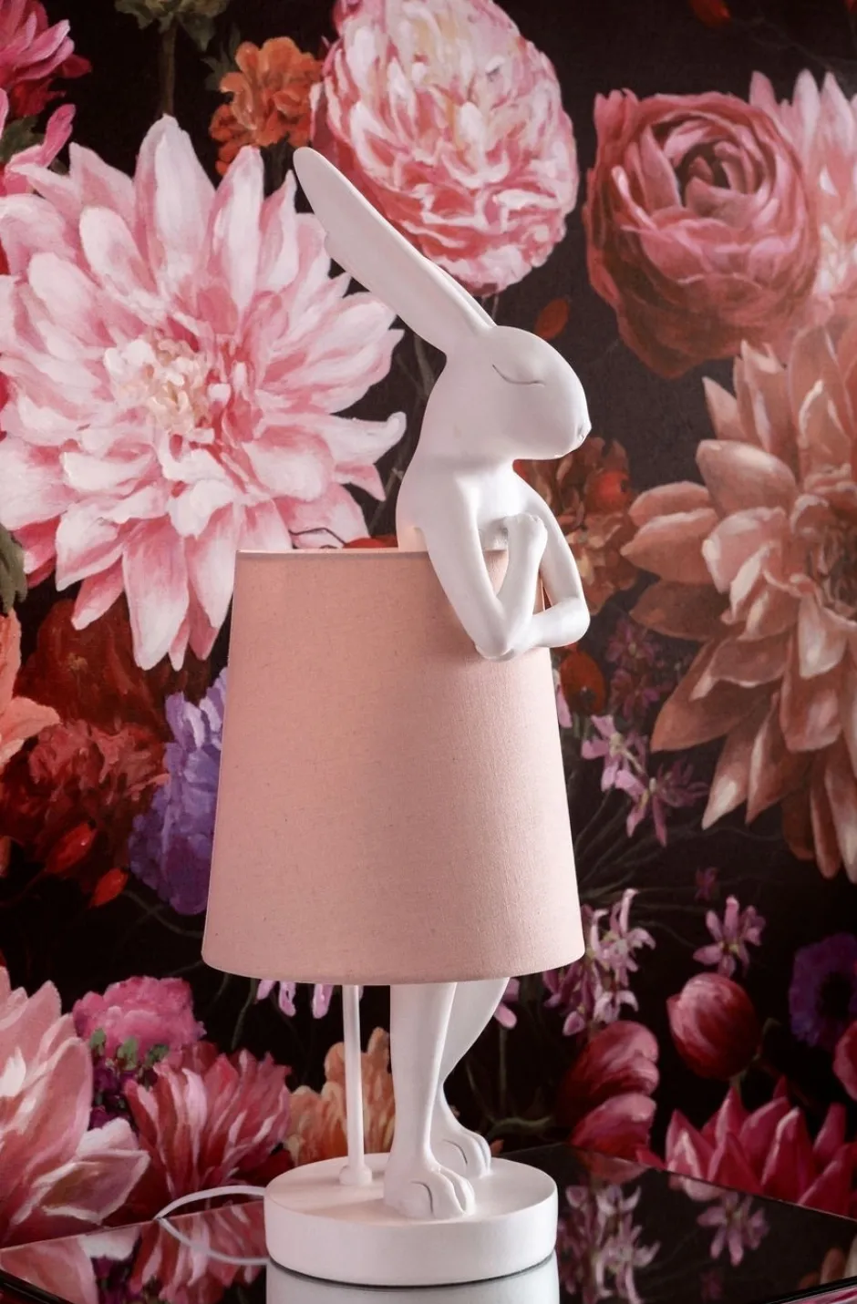 Lampa Stołowa Animal Rabbit 27x68 Cm Biała*KARE Design Best