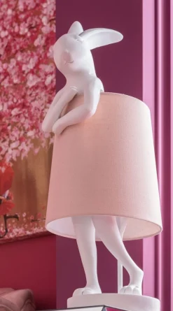 Lampa Stołowa Animal Rabbit 27x68 Cm Biała*KARE Design Best