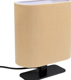 Lampa Stołowa Beżowa Podstawa Czarna 21x26 Cm*KARE Design Sale