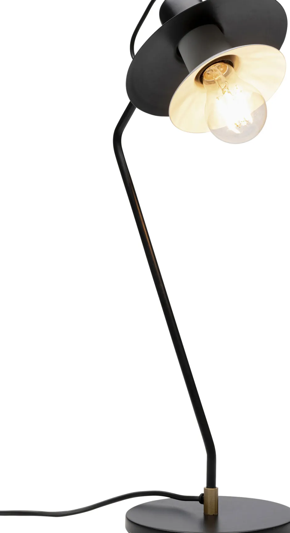 Lampa Stołowa Biurkowa Czarna Stalowa 54 Cm*KARE Design Hot