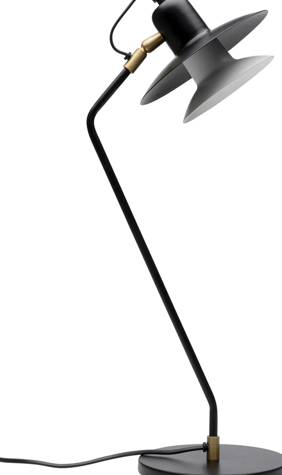 Lampa Stołowa Biurkowa Czarna Stalowa 54 Cm*KARE Design Hot