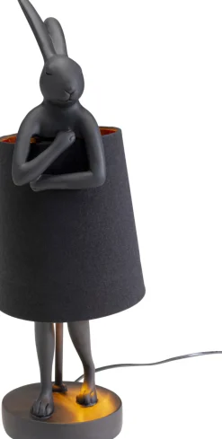 Lampa Stołowa Czarna Matowa Królik 50 Cm*KARE Design Outlet