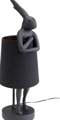 Lampa Stołowa Czarna Matowa Królik 50 Cm*KARE Design Outlet