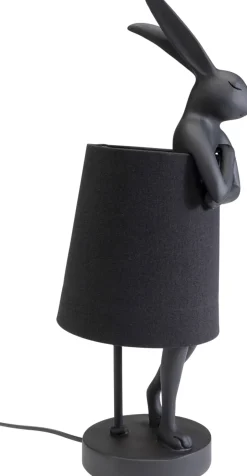 Lampa Stołowa Czarna Matowa Królik 50 Cm*KARE Design Outlet