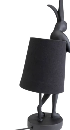 Lampa Stołowa Czarna Matowa Królik 50 Cm*KARE Design Outlet