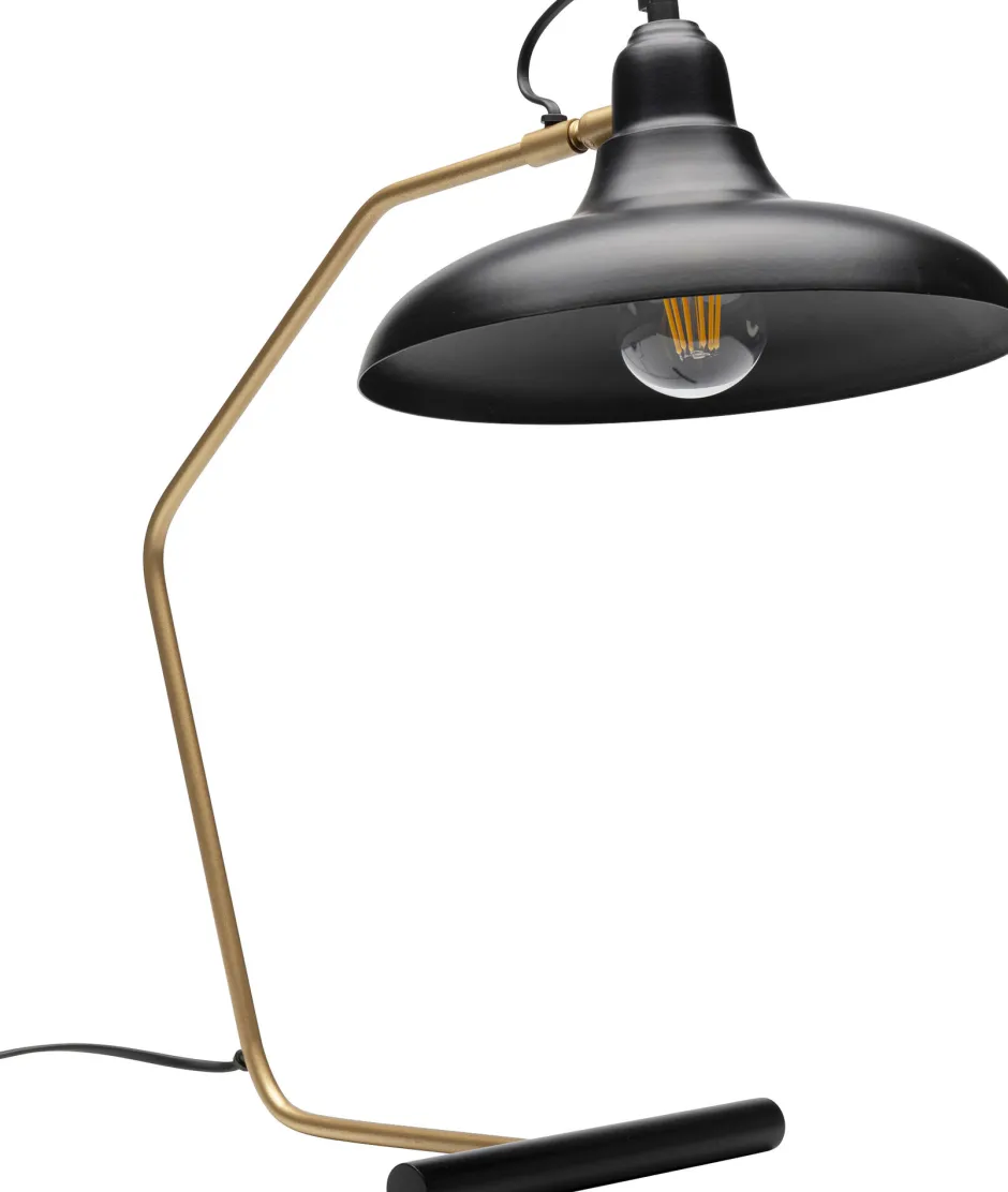 Lampa Stołowa Czarno-złota Stalowa 49 Cm*KARE Design Outlet