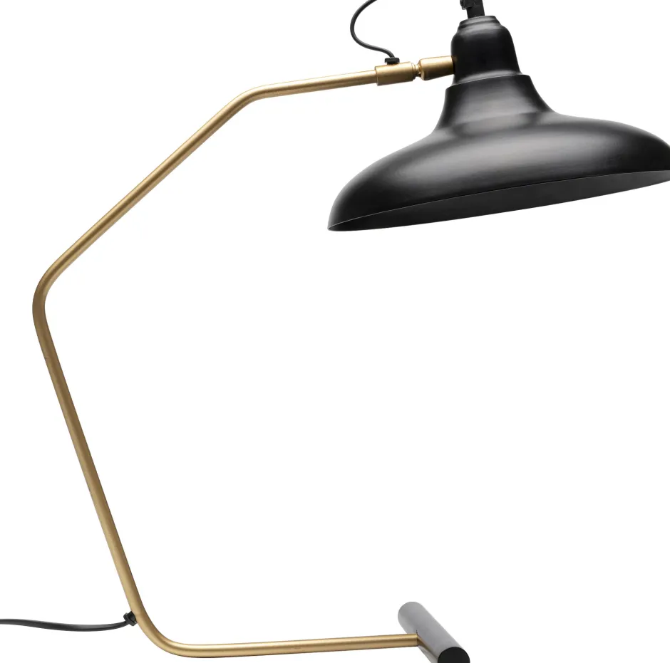 Lampa Stołowa Czarno-złota Stalowa 49 Cm*KARE Design Outlet
