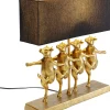 Lampa Stołowa Czarno-złota Tańczące Krowy 41x44 Cm*KARE Design Best