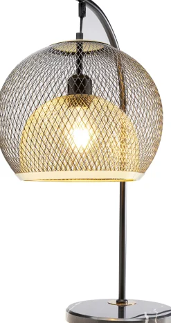Lampa Stołowa Do Salonu Czarno-złota Podstawa Z Marmuru 62 Cm*KARE Design Hot