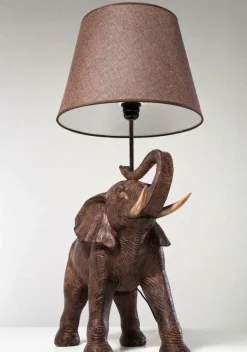 Lampa Stołowa Elephant Safari 52x74 Cm Brązowa*KARE Design Hot