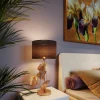 Lampa Stołowa Flores Ø30x62 Cm Złota - Klosz Czarny*KARE Design