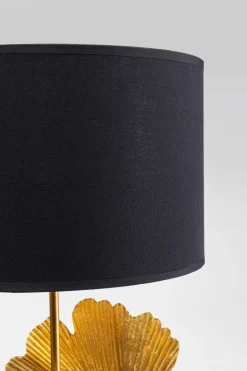 Lampa Stołowa Flores Ø30x62 Cm Złota - Klosz Czarny*KARE Design