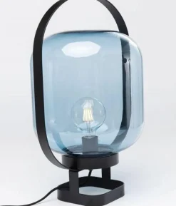 Lampa Stołowa Jupiter 35x54 Cm Niebiesko-czarna*KARE Design Online