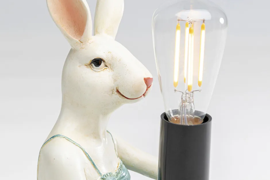Lampa Stołowa Królik W Sukience E14 14x21 Cm*KARE Design