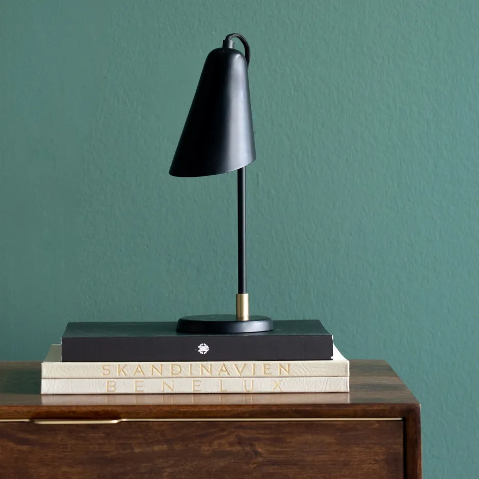Lampa Stołowa Mała Stalowa Kolor Czarny 32 Cm*KARE Design Clearance