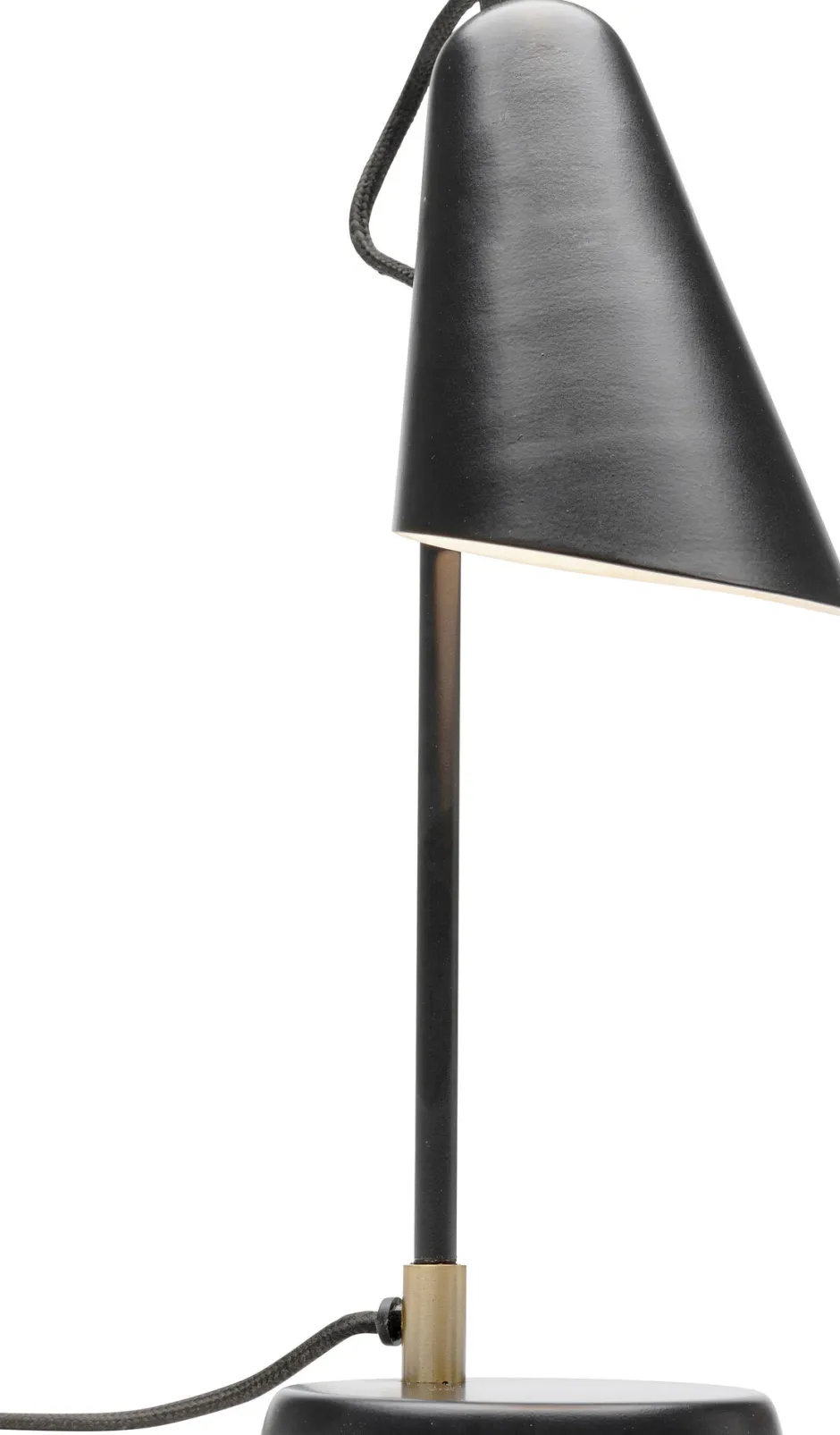 Lampa Stołowa Mała Stalowa Kolor Czarny 32 Cm*KARE Design Clearance
