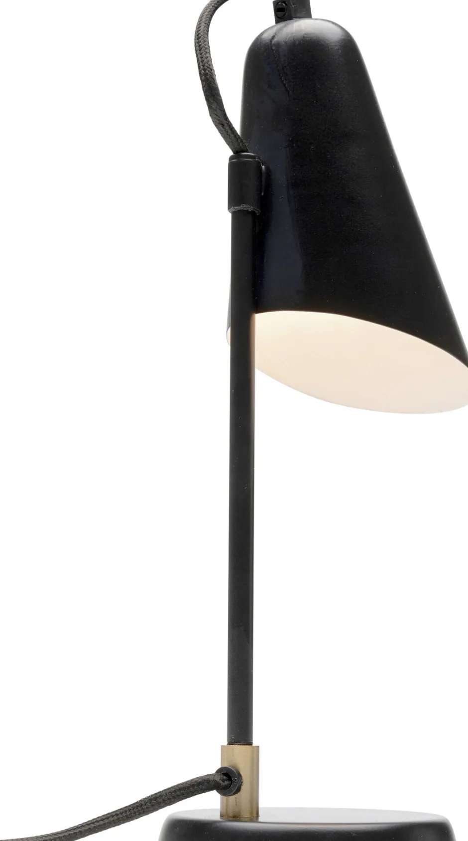 Lampa Stołowa Mała Stalowa Kolor Czarny 32 Cm*KARE Design Clearance