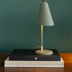 Lampa Stołowa Mała Stalowa Miętowa Zieleń 32 Cm*KARE Design Best