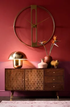 Lampa Stołowa Mushroom Ø50x44 Cm Mosiężna*KARE Design Discount