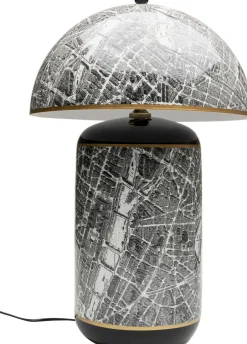 Lampa Stołowa Porcelana I Stal Ulice Paryża Ø38x60 Cm*KARE Design Online