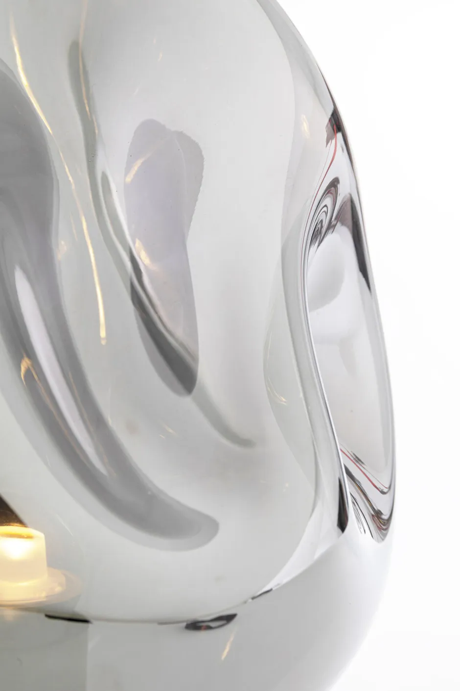 Lampa Stołowa Przydymiona Stal I Szkło 38 Cm*KARE Design Hot